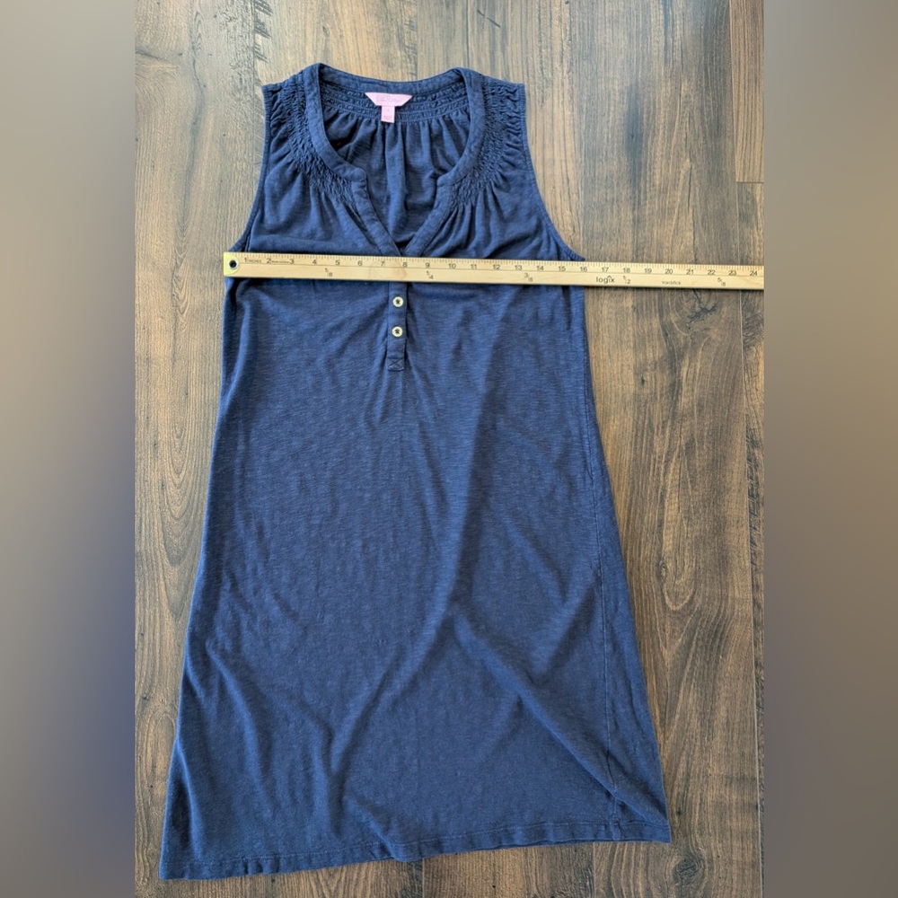 Lilly Pulitzer Essie Sleeveless Shift Dress Navy Size Small - Picture 10 of 10